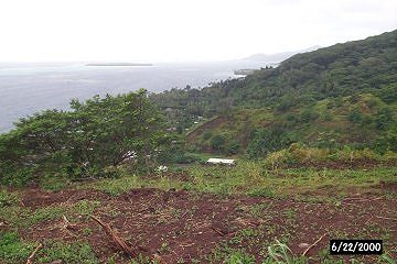 View from private land on 4x4 trip on Raiatea